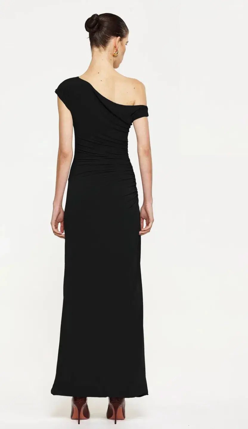 Effie Kats Annabella Gown Black Size 6 photo 4