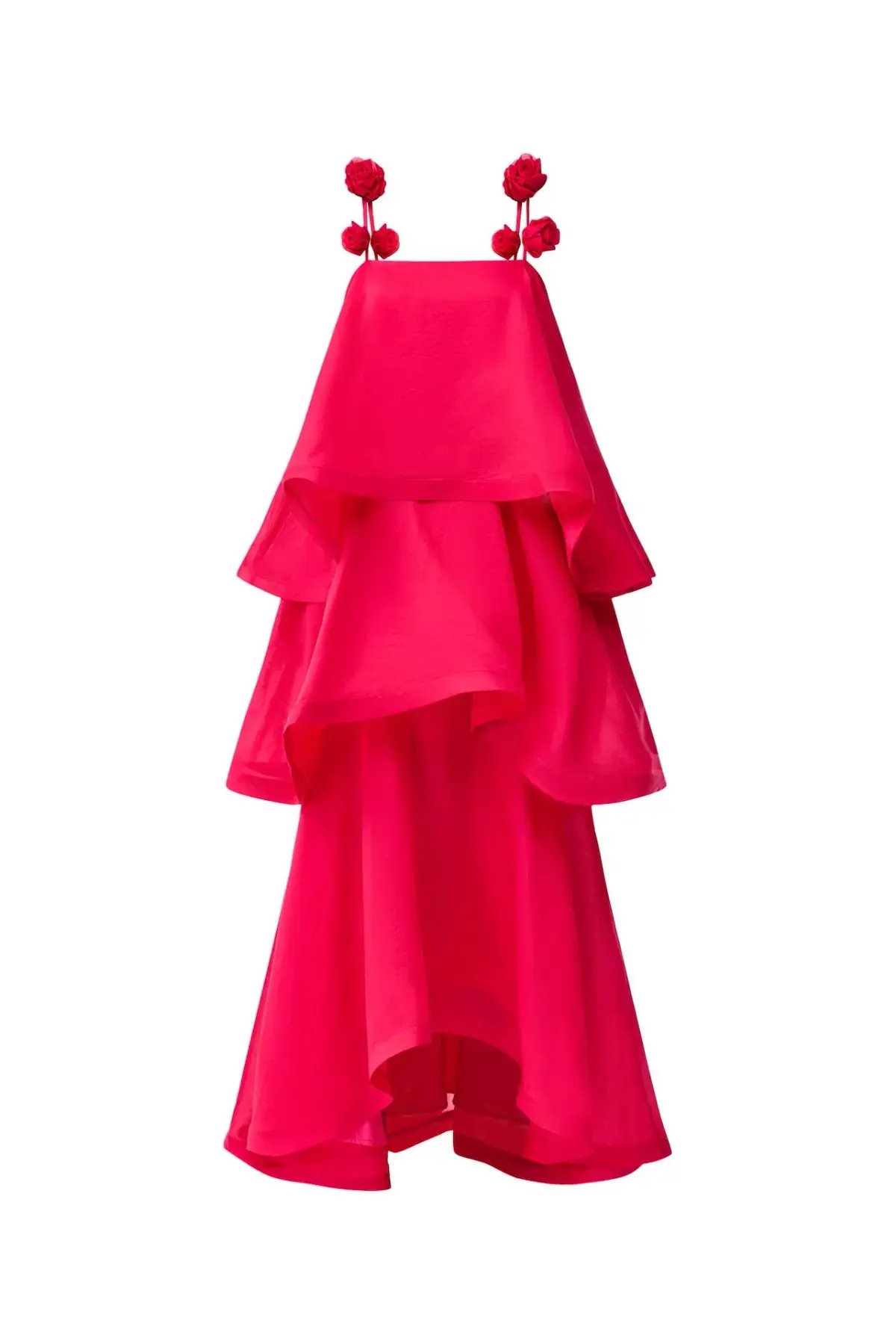 Elliatt Thalia Tiered Gown in Pink Size L / AU 12 photo 4