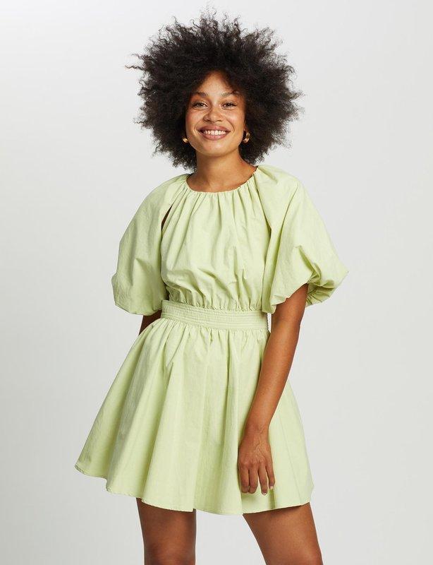 Mossman The Seahaze Mini Dress Green Size 6 photo 4