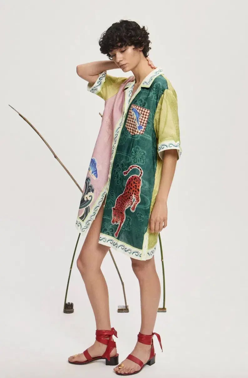 Alémais Rochester Mini Shirtdress Multi Size 16 photo 5