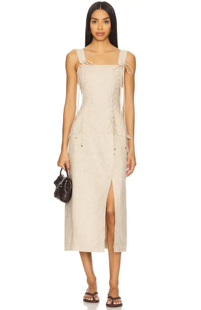 Aje Morgan Midi Dress Size 8 photo 2