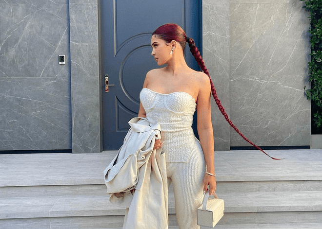 Helmut Lang Ribbed Bustier Top and Pant in Muslin photo 4