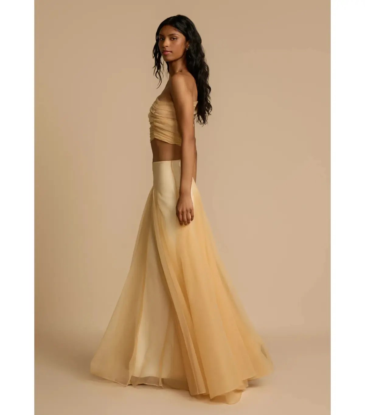 Arcina Ori Violetta Top and Skirt Set in Champagne Size AU 8 photo 3