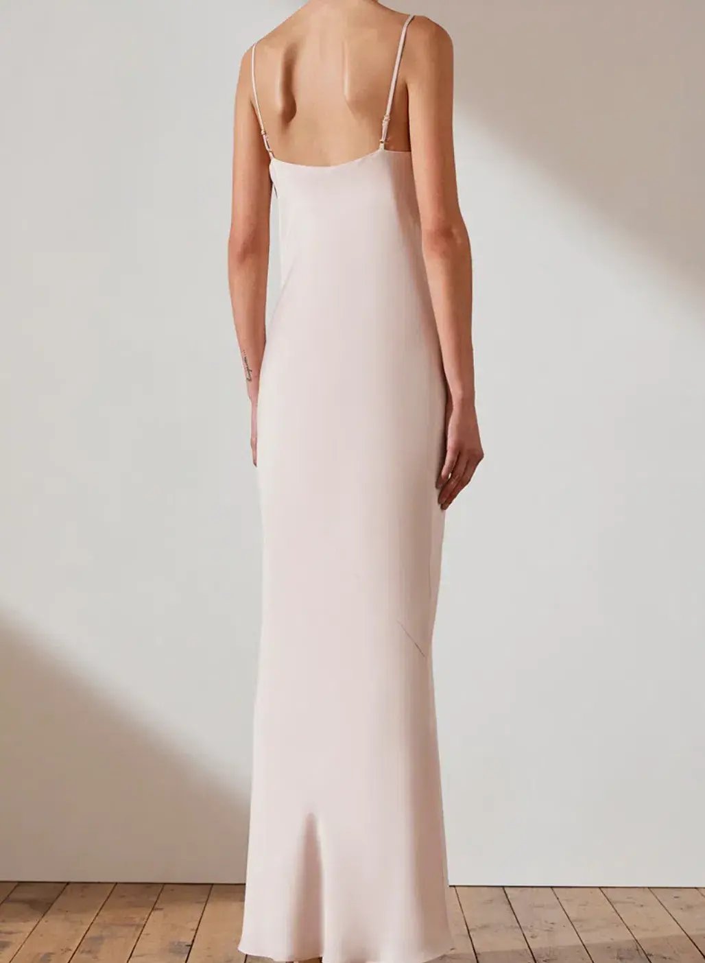 Shona Joy Luxe Bias Cowl Slip Dresss White Size 6 photo 3