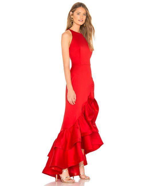 Bronx and Banco Frida Red Flame dress Size 6 photo 3