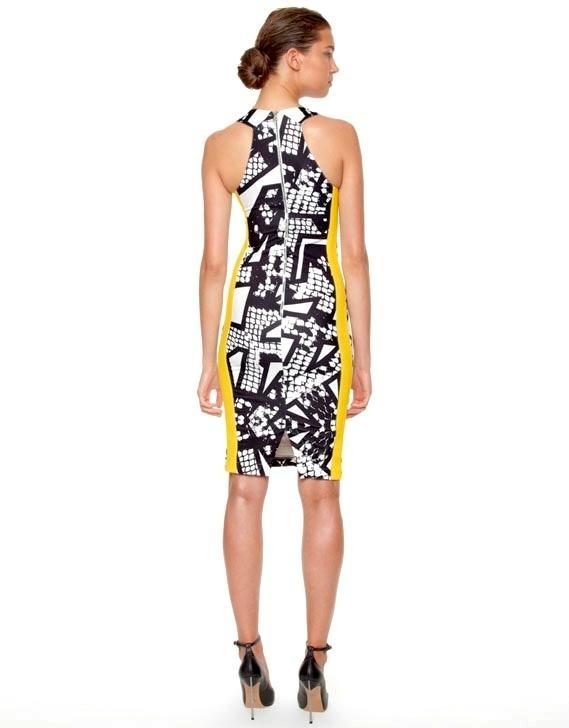 By Johnny Python Panel Dress Print Size 8 photo 3