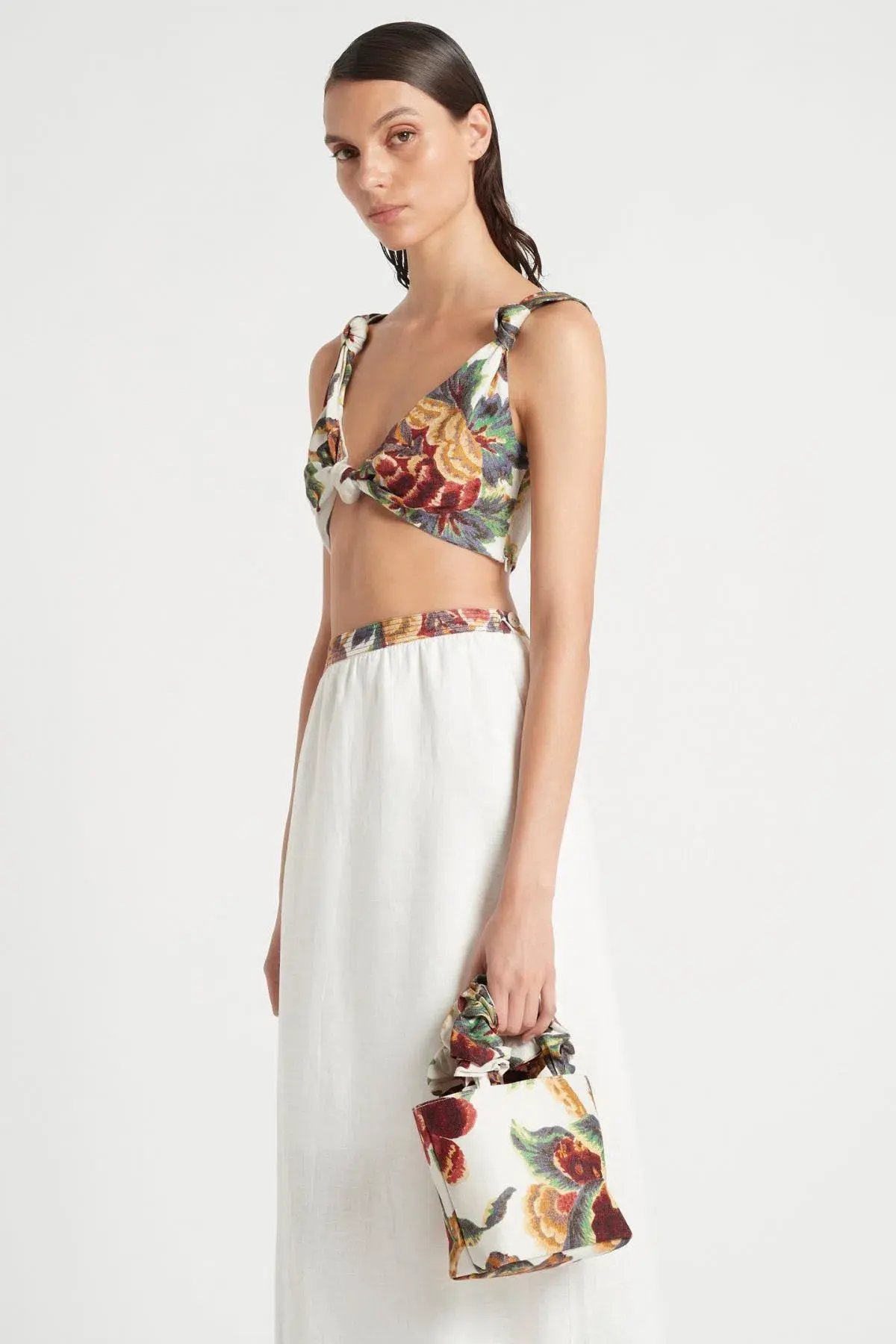 Sir The Label Ambroise Top & Skirt White Size AU 8 photo 2