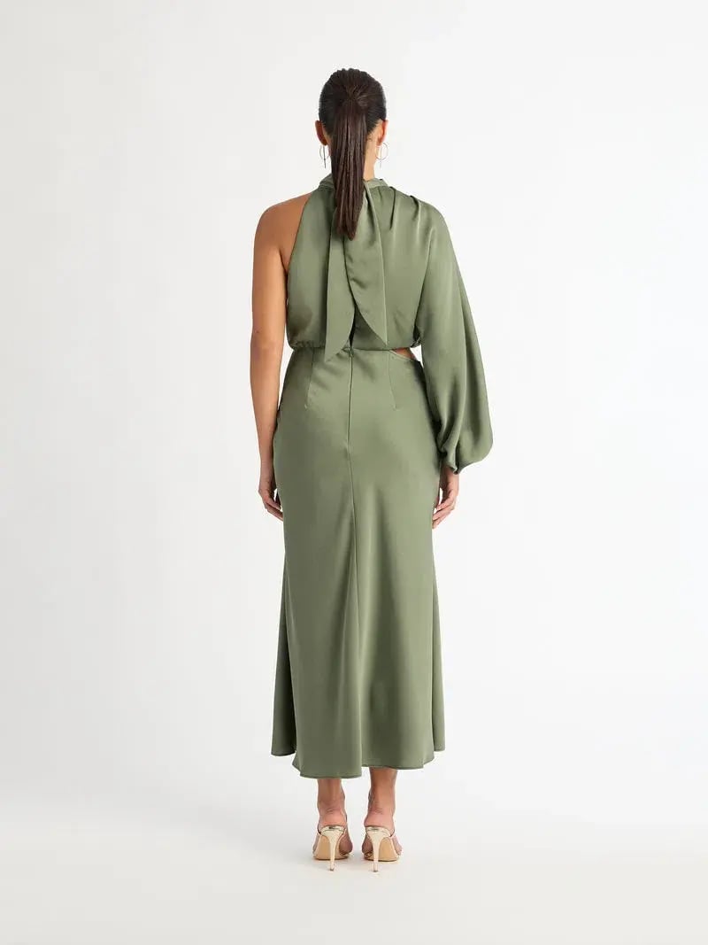 Sheike Olivia Maxi Dress Green Size 10 photo 2