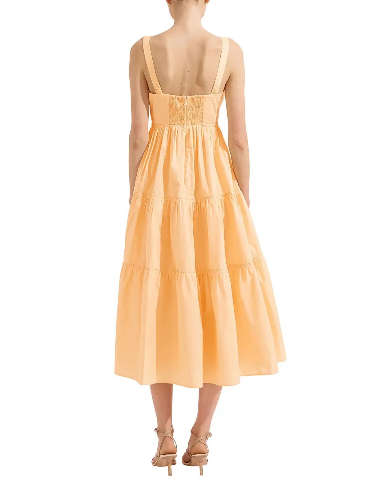 Steele Sorelle Dress Orange Size S photo 3