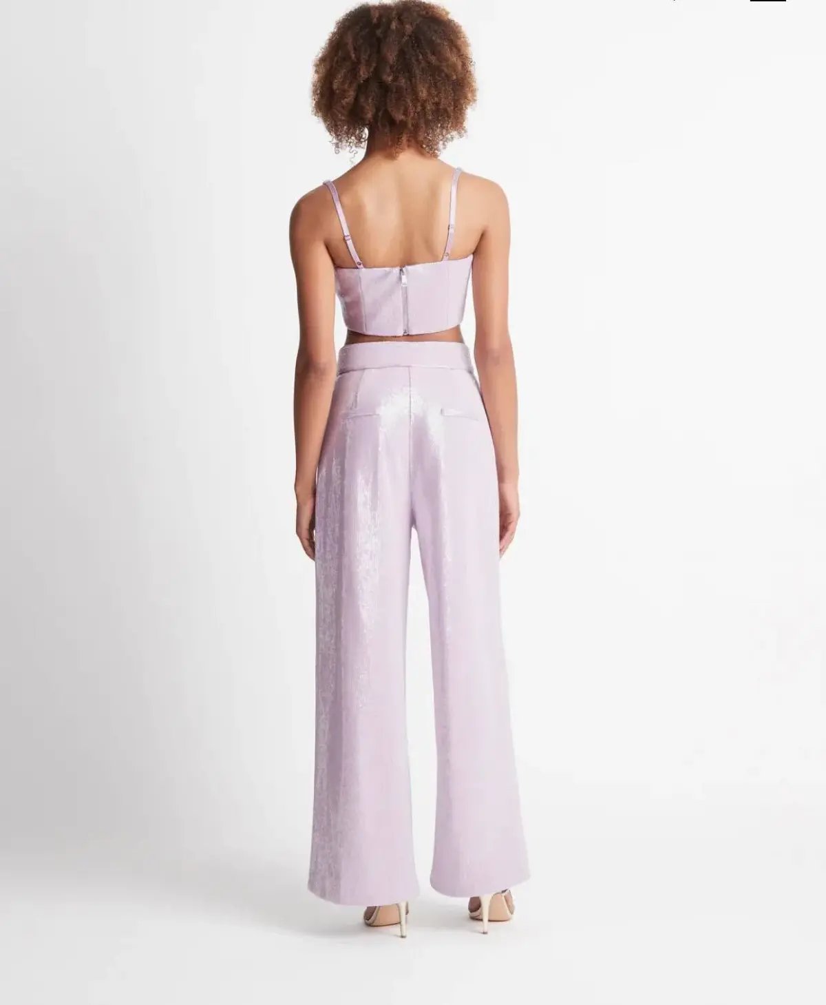 Sheike Cleo Sequin Top Size 14 & Pant Set Lilac photo 3