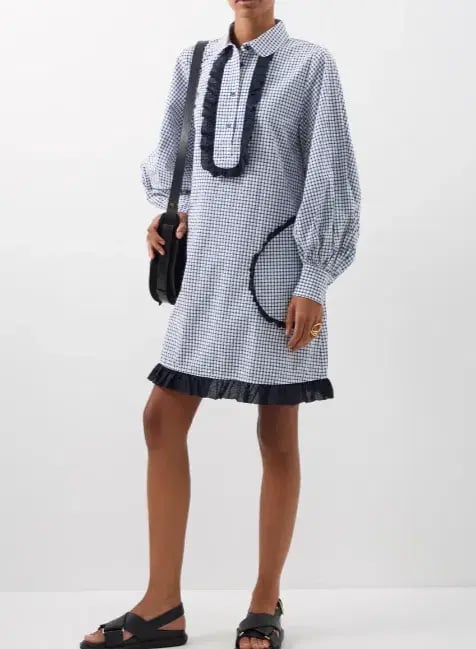Lee Mathews Olive Mini Shirt Dress Print Size 16 photo 2
