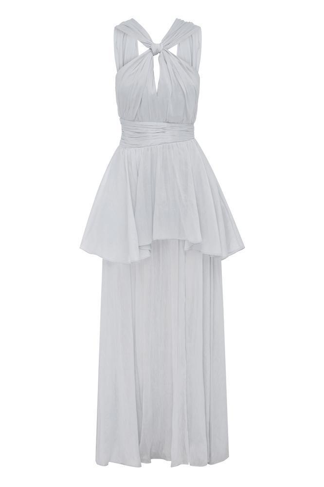 Aje Fraser Maxi Dress Blue Size 8 photo 3