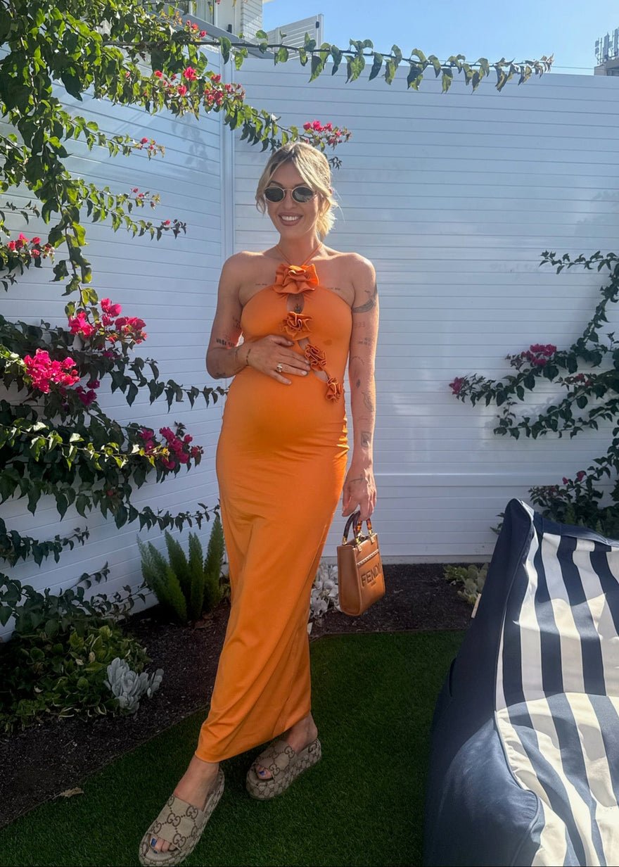 Maygel Coronel Liri Dress, Orange photo 3