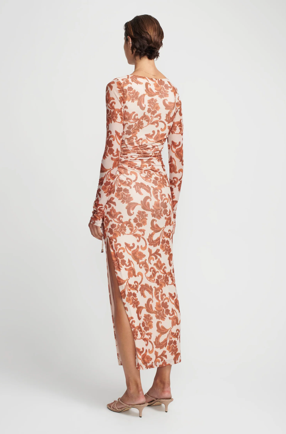 ATHENA DRESS BY HANSEN AND GRETEL ORANGE photo 3