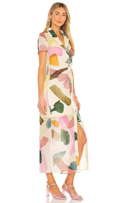 Song of Style Holland Midi Dress Multi Size 6 photo 2