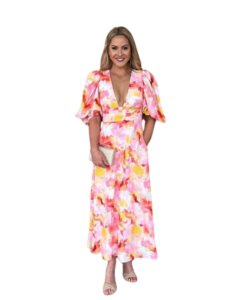 Acler Hamilton Dress - Watercolour Floral Print photo 5