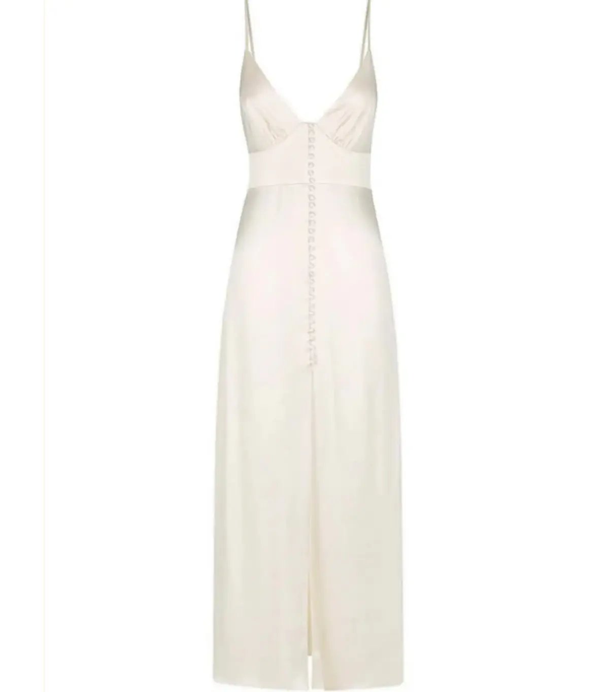 Shona Joy La Lune Cocktail Midi Dress in Cream Size AU 8 photo 5
