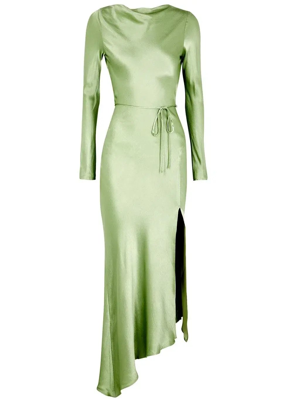 Bec & Bridge Crest Long-Sleeve Midi Dress - Peppermint Green - Size 10 photo 4
