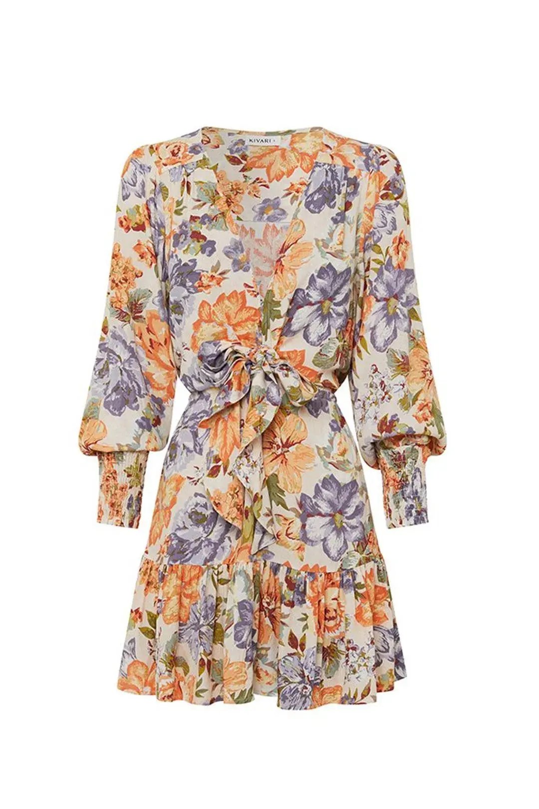 Kivari Aster Mini Dress Floral Size XS/Au 6 photo 3