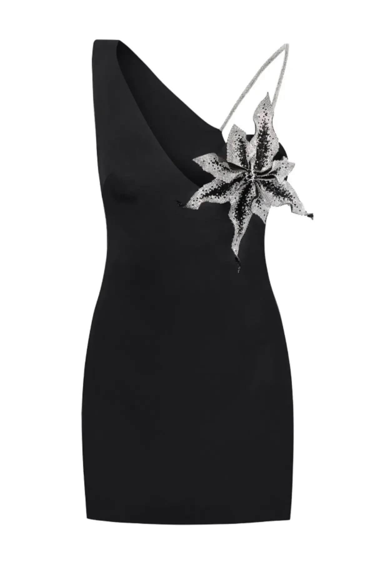 Nue Studio Orchid Mini Dress Black Size 6 photo 3