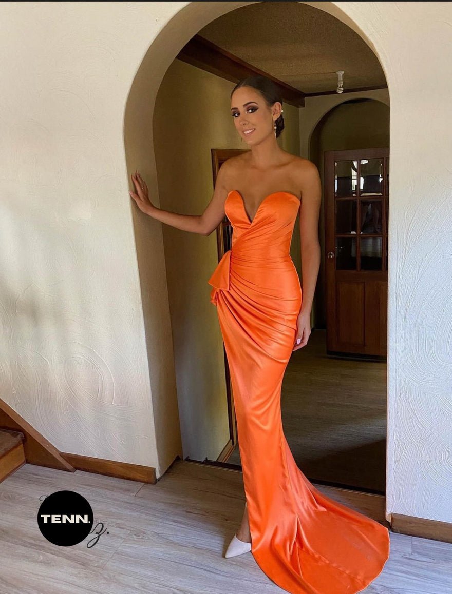 Lia Stublla Harlow Gown - Orange photo 2