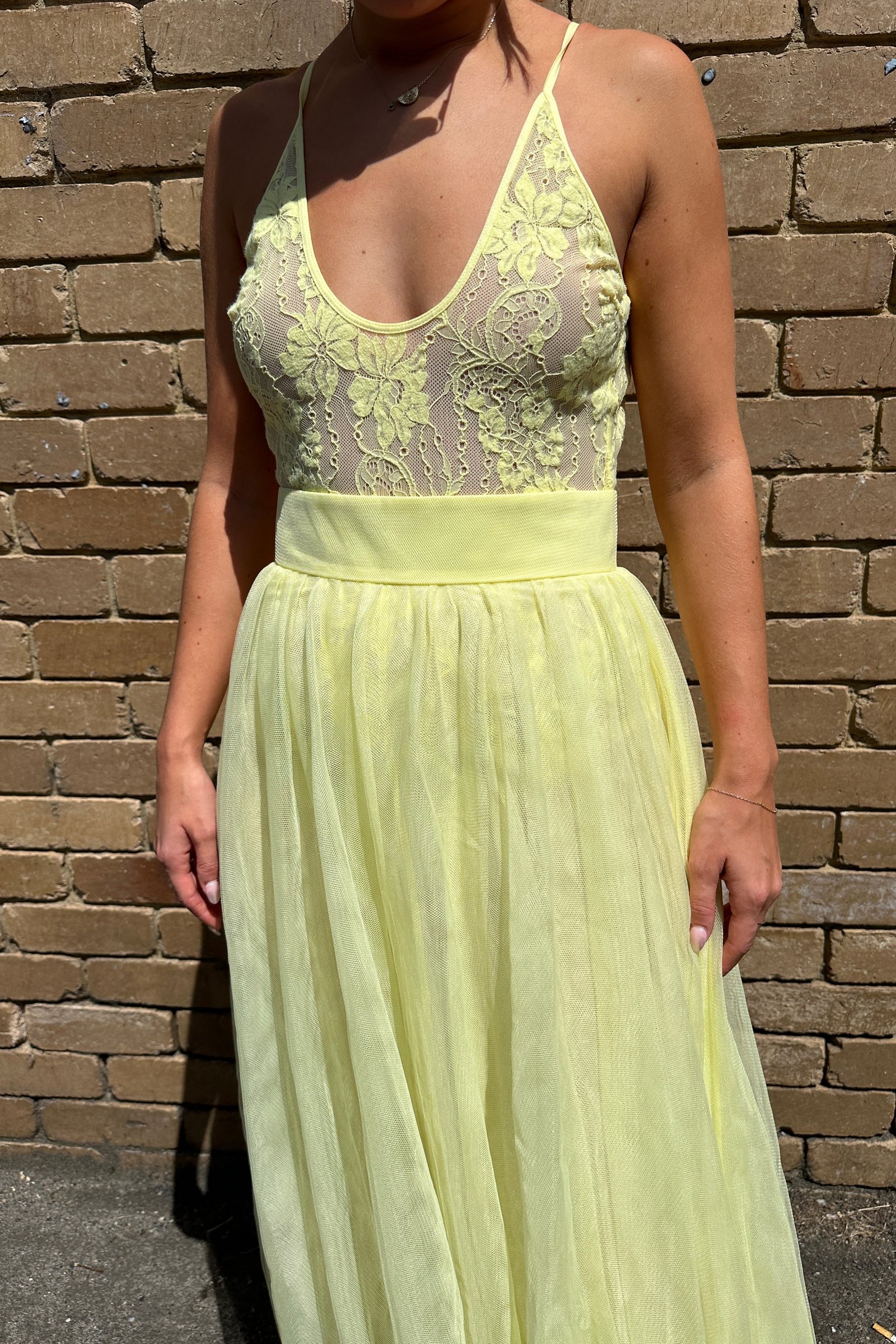 ZIMMERMANN SCOOP NECK BODYSUIT - LEMON photo 4