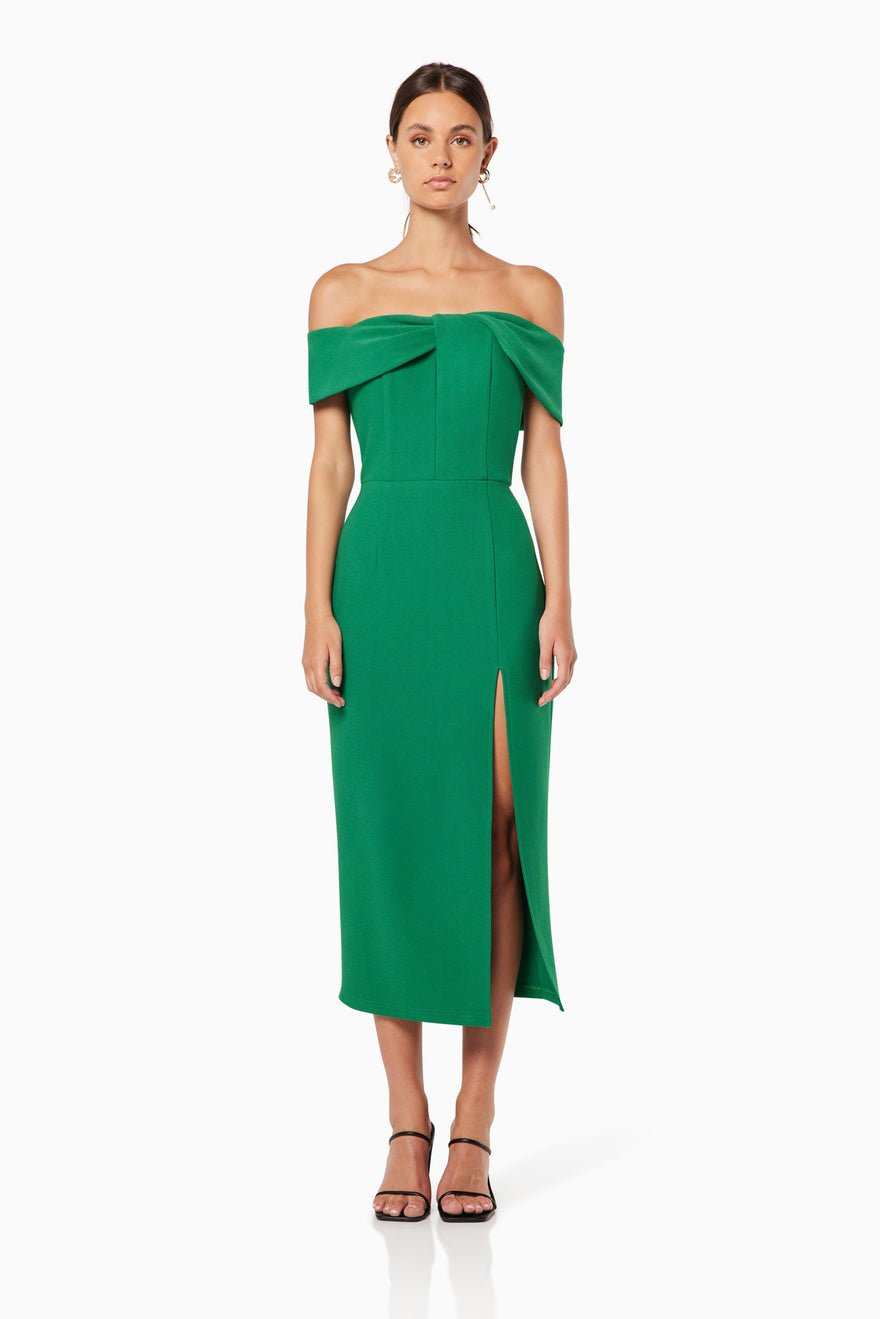 Elliatt Antique Dress - Jade photo 3