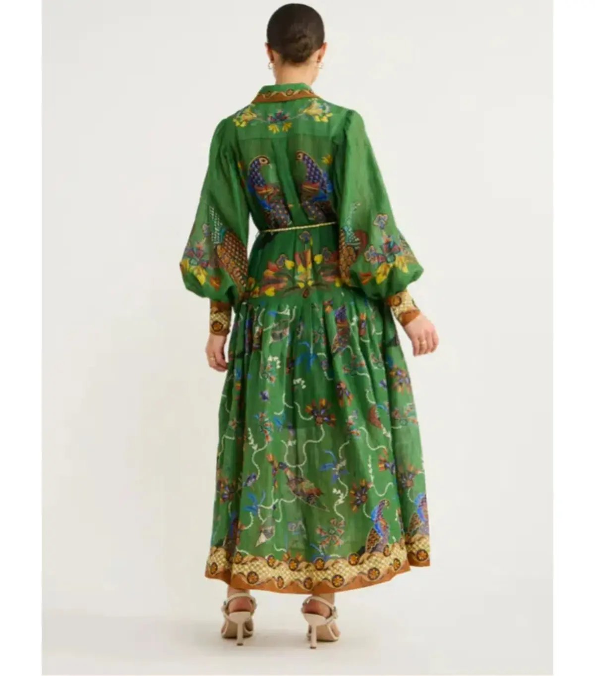 Alemais Birdie Shirtdress Jade Green Size AU 14 photo 3