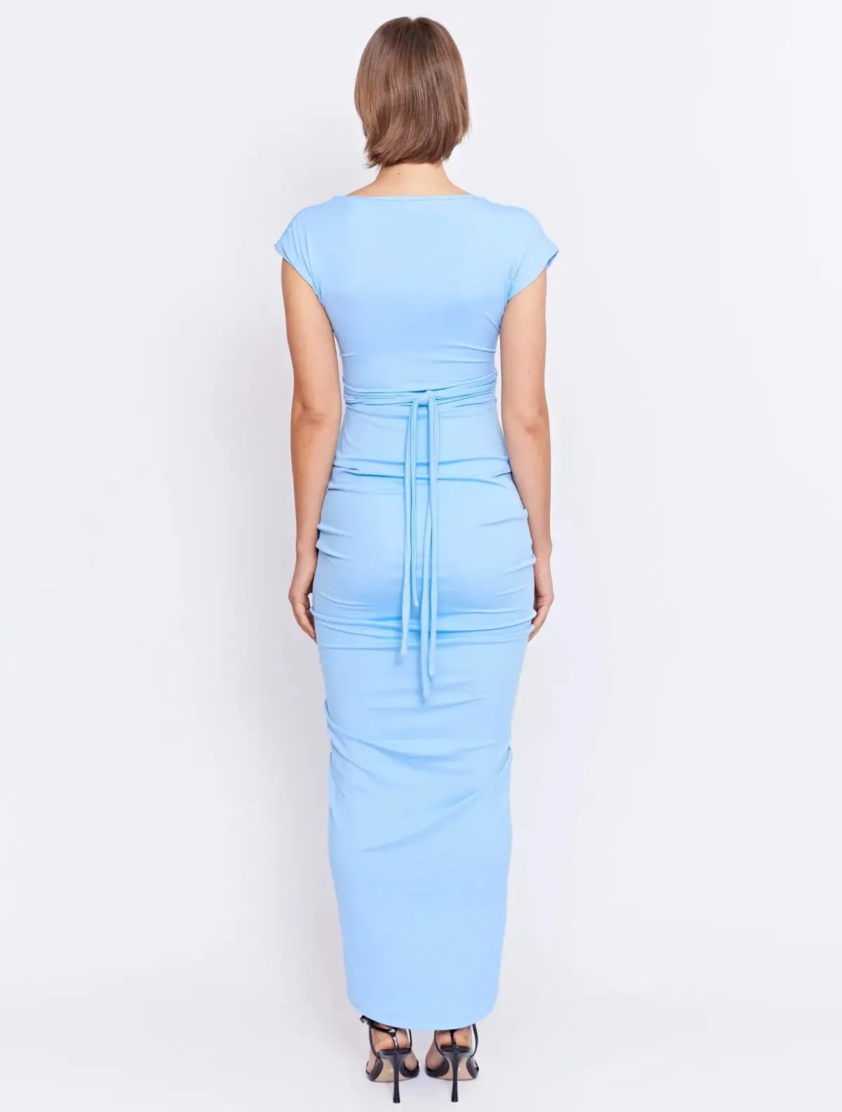 Pfeiffer Ramos Dress in Light Blue Size 8 photo 3