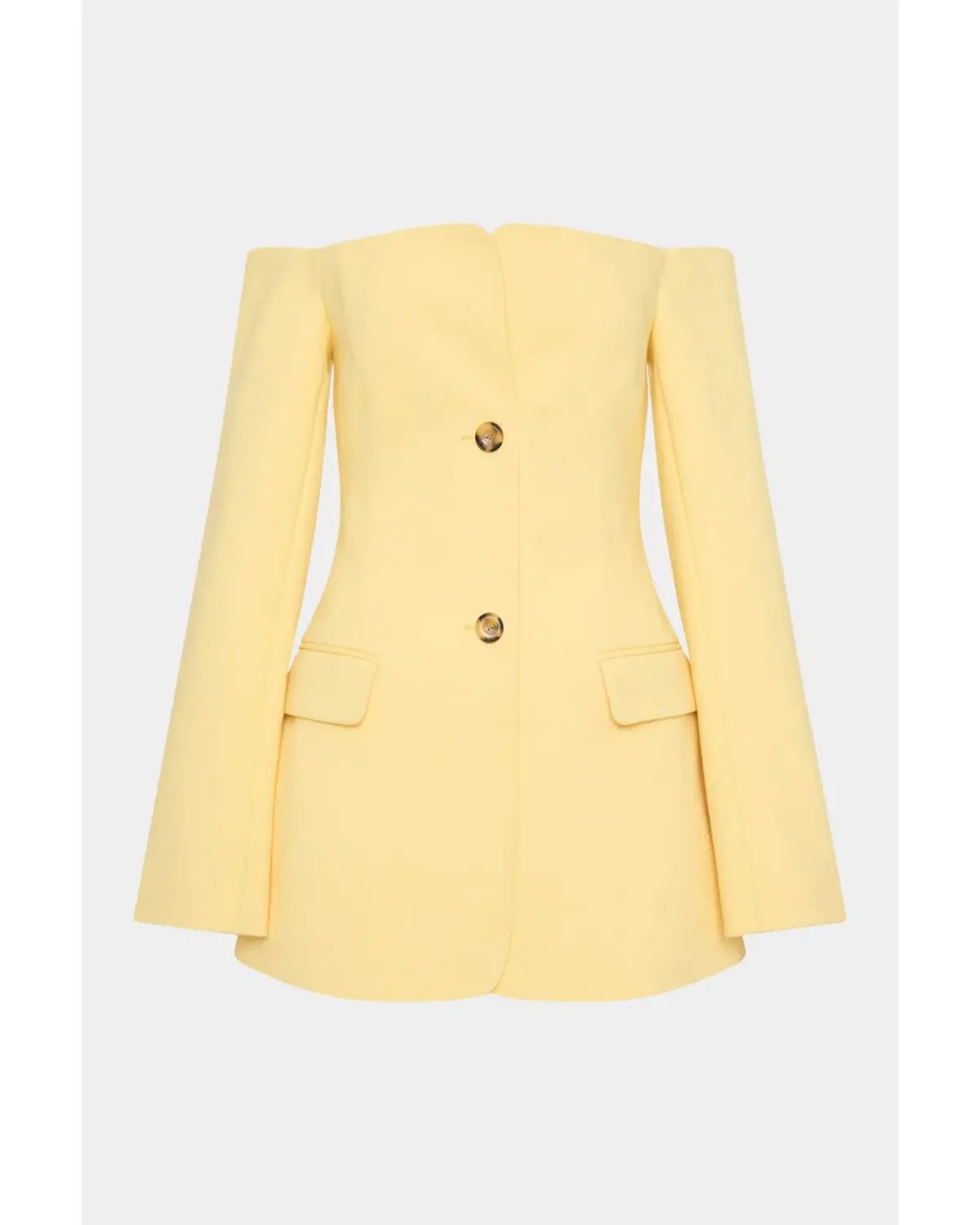 Sir the Label Sandrine Mini Dress in Limone Yellow Size 4 / AU 14 photo 5