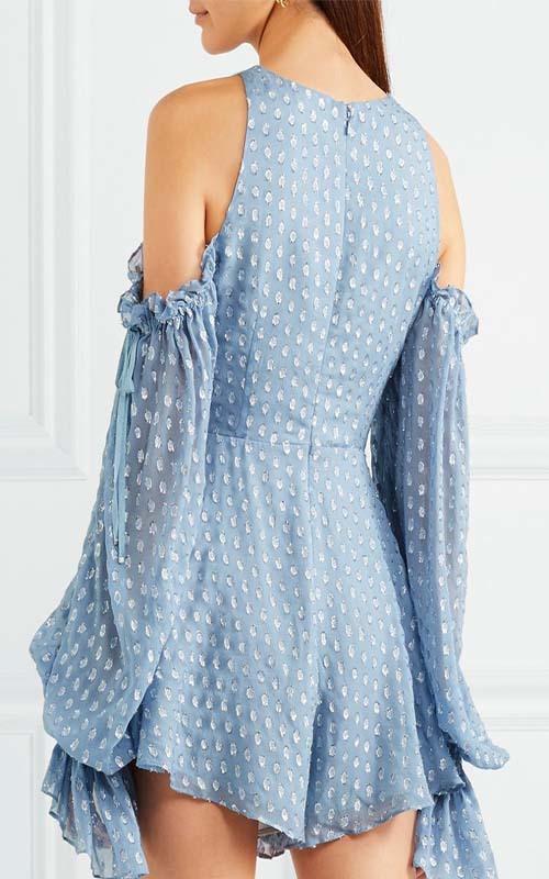 Alice McCall Did it Again Playsuit Pebble Blue Size AU 6 photo 3