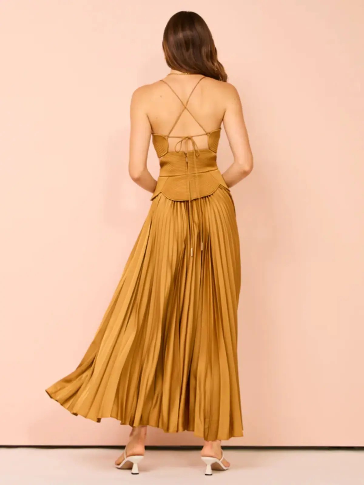 Acler Atholton Midi Dress in Savannah Size AU 8 photo 3
