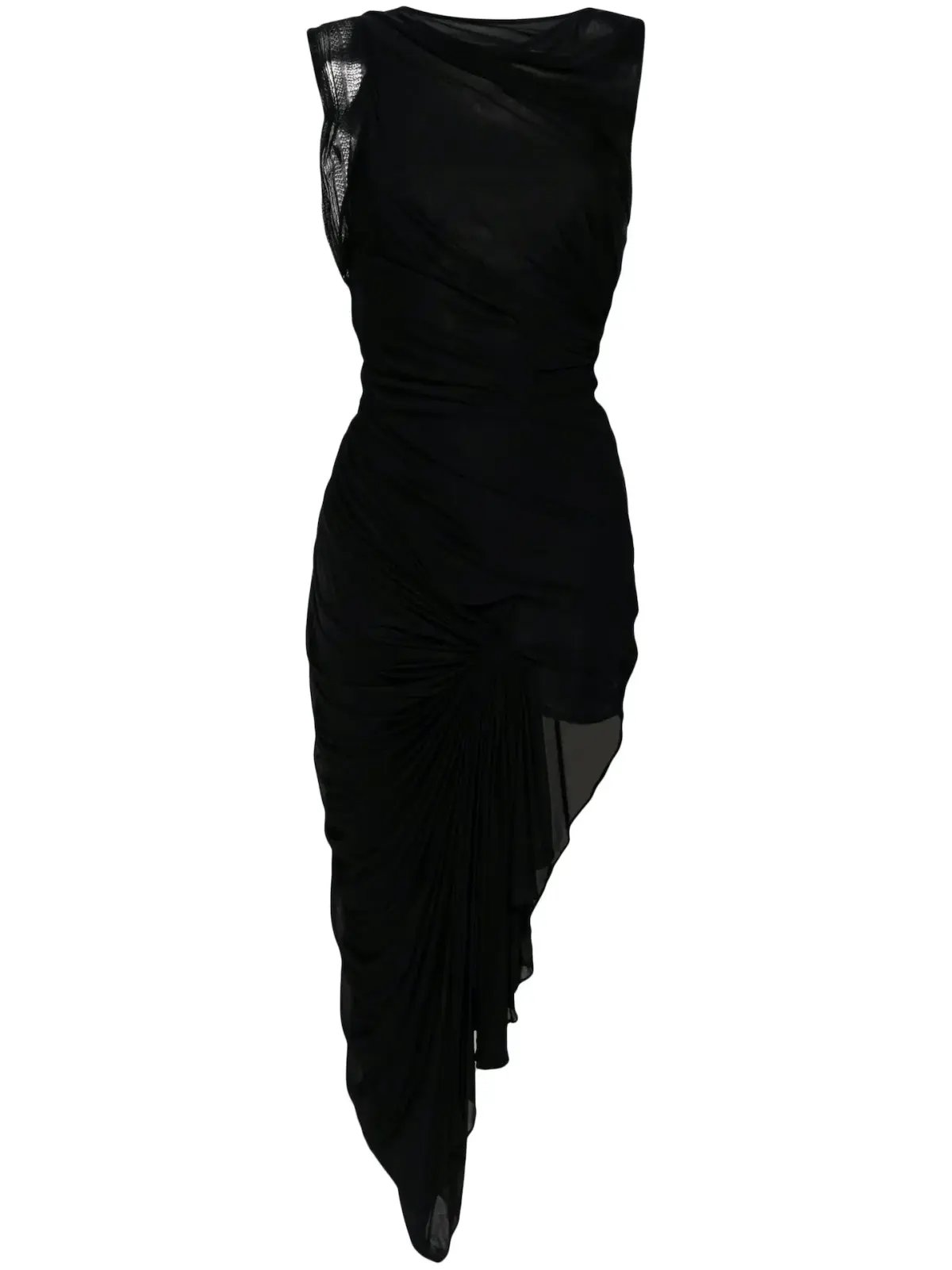 Christopher Esber Galathea Asymmetrical Maxi Dress Black Size XS / AU 6 photo 4