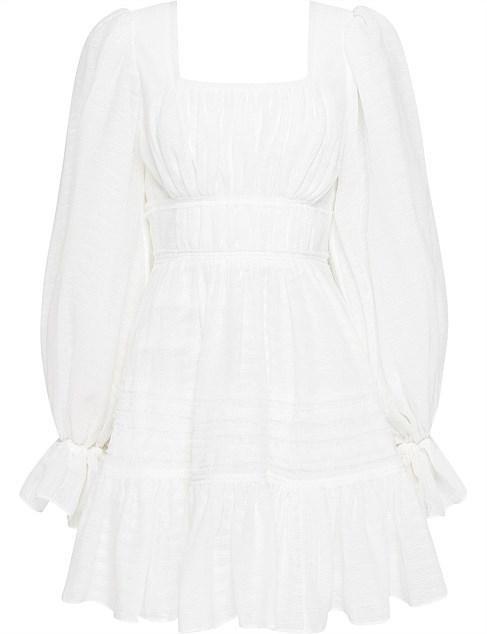 Aje Impression Dress White Size 6 photo 9