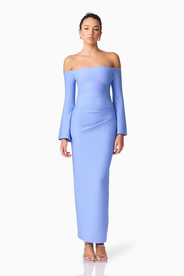 Elliatt Sonya Midi Dress - Blue photo 3