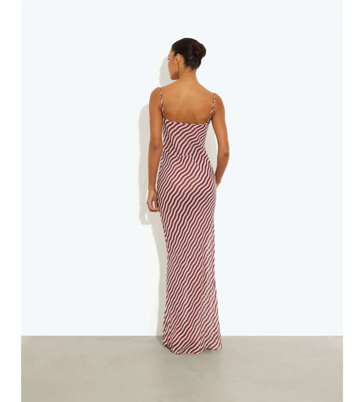Rat and Boa Assisi Maxi Dress in Wave Print Size 8 photo 2