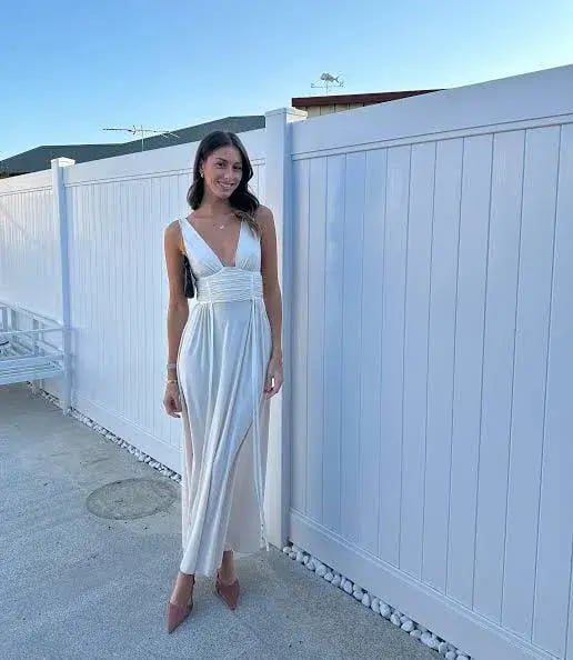 Bec & Bridge Gwen Maxi Dress in Shell Size AU 10 photo 7