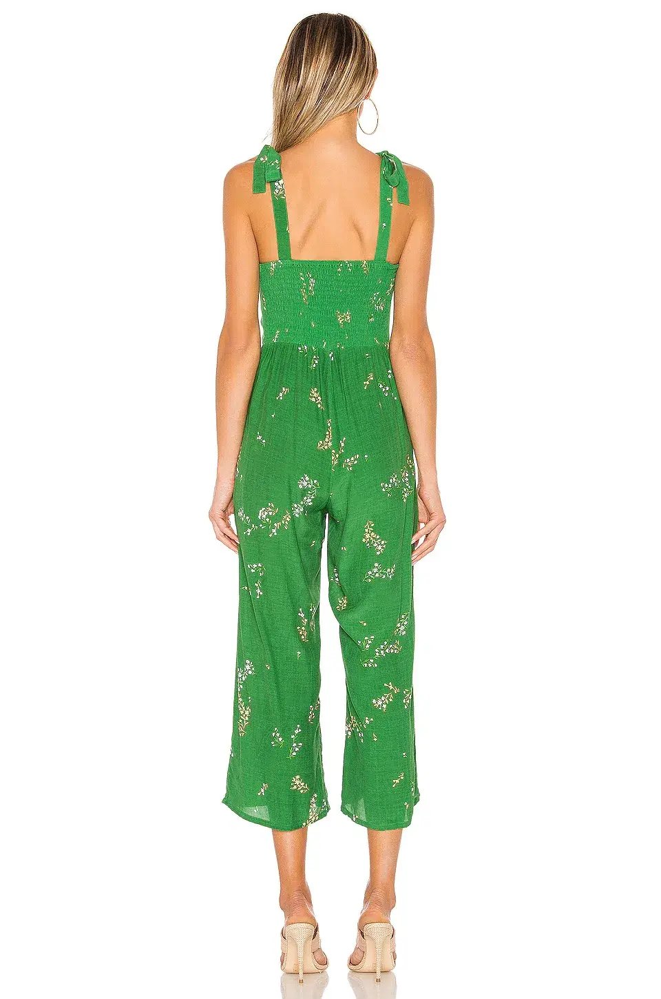 Faithfull the Brand Elsa Jumpsuit Green Size 12 photo 2