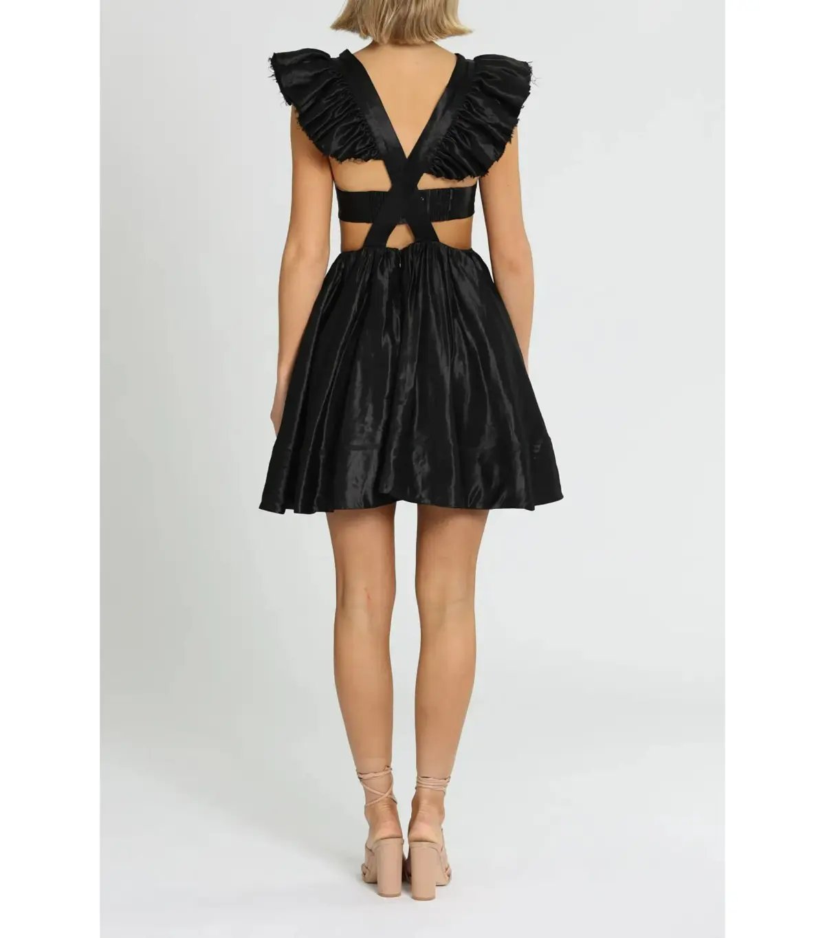 Aje Gazelle Mini Dress Black Size AU 12 photo 3