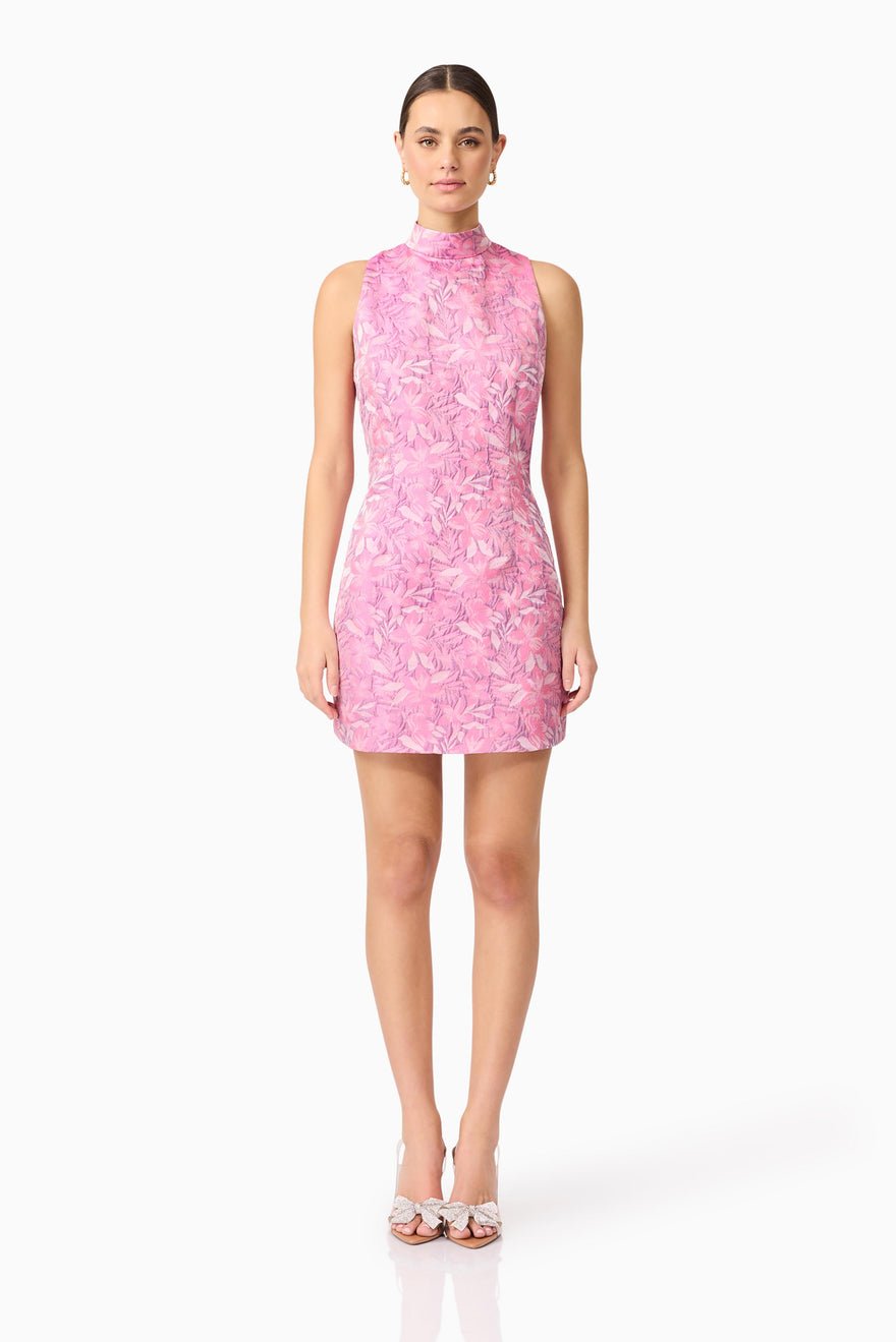 Elliatt Nadine Shift Mini Dress - Pink Purple photo 2