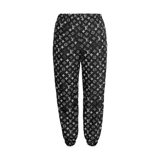 Louis Vuitton Stencil-effect Monogram Jogging Pants Black Size AU 8 photo 3