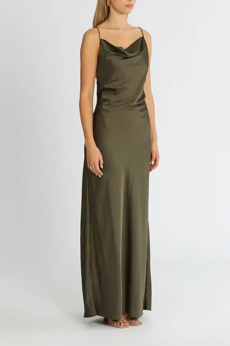 Significant Other Aila Dress in Olive Size 10 photo 2