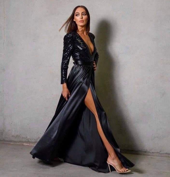 Elle Zeitoune Jimena Two-Piece Set Black size 10 photo 2