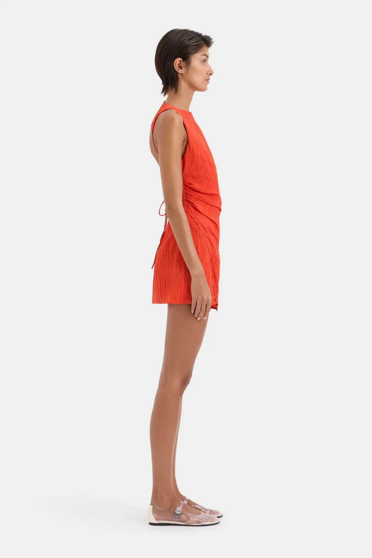 Sir the Label Ligera Mini Dress in Tangerine Size 6 photo 2