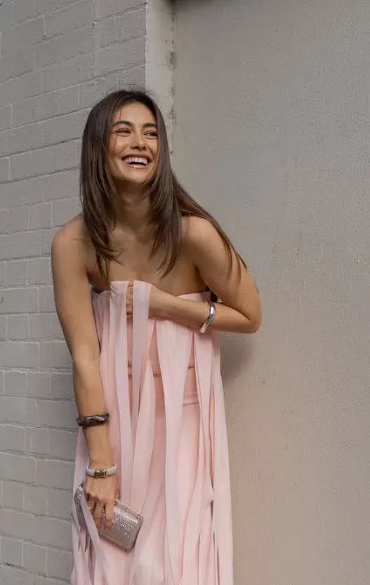 Manning Cartell Boundless Strapless Dress in Blush Size 8 photo 2