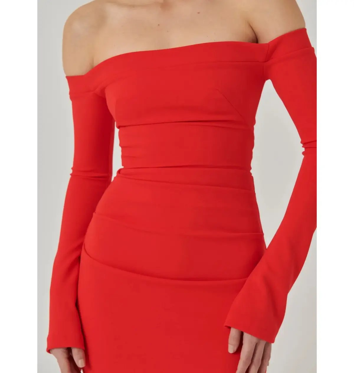 Effie Kats Anita Gown in Cherry Red Size XS / AU 6 photo 3