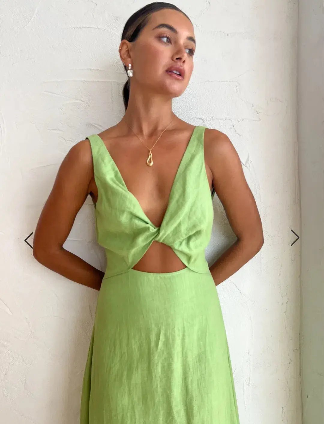Issy Blue Skies Dress In Apple Size 8 photo 8