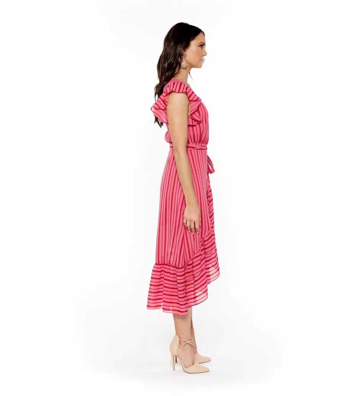 Talulah Candy Flounce Midi Dress AU 8 photo 2