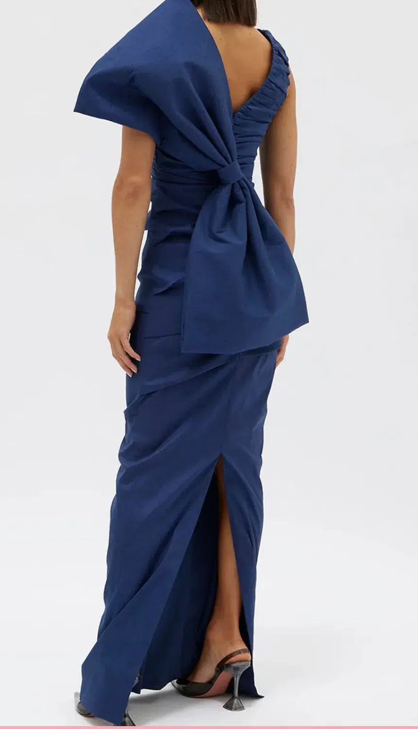 Rachel Gilbert Zora Gown in Stretch Taffeta Size 8 photo 2