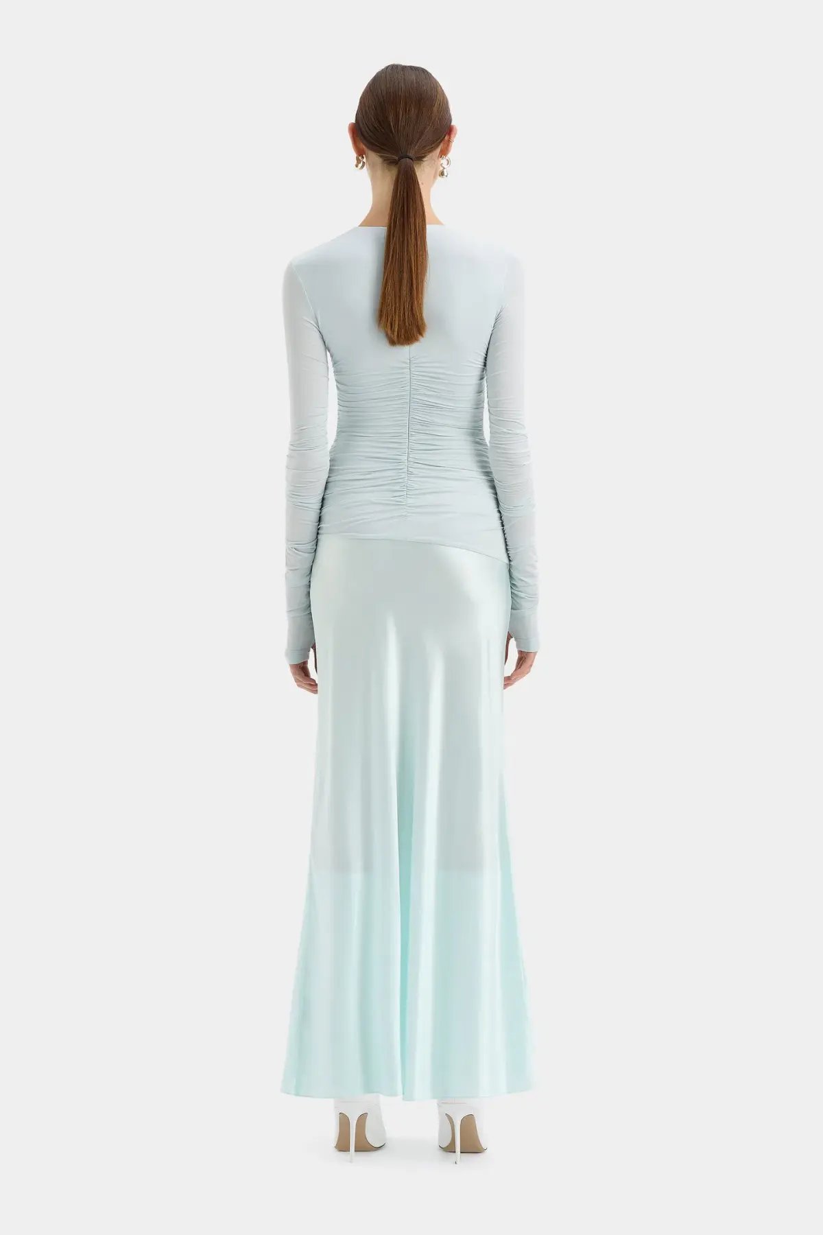 Sir the Label Alessia Draped Gown Ice Blue Size 2 / AU 10 photo 2